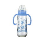 مرضعة زجاج يدين كبيرة E.Z.Grow