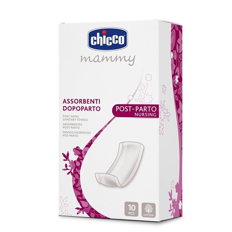قطن نسائي لفترة مابعد الولادة من Chicco Mammy عبوة 10 قطعة