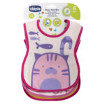 مريقة تشيكو -3ق- Easy Meal Bib (بنات) +6M