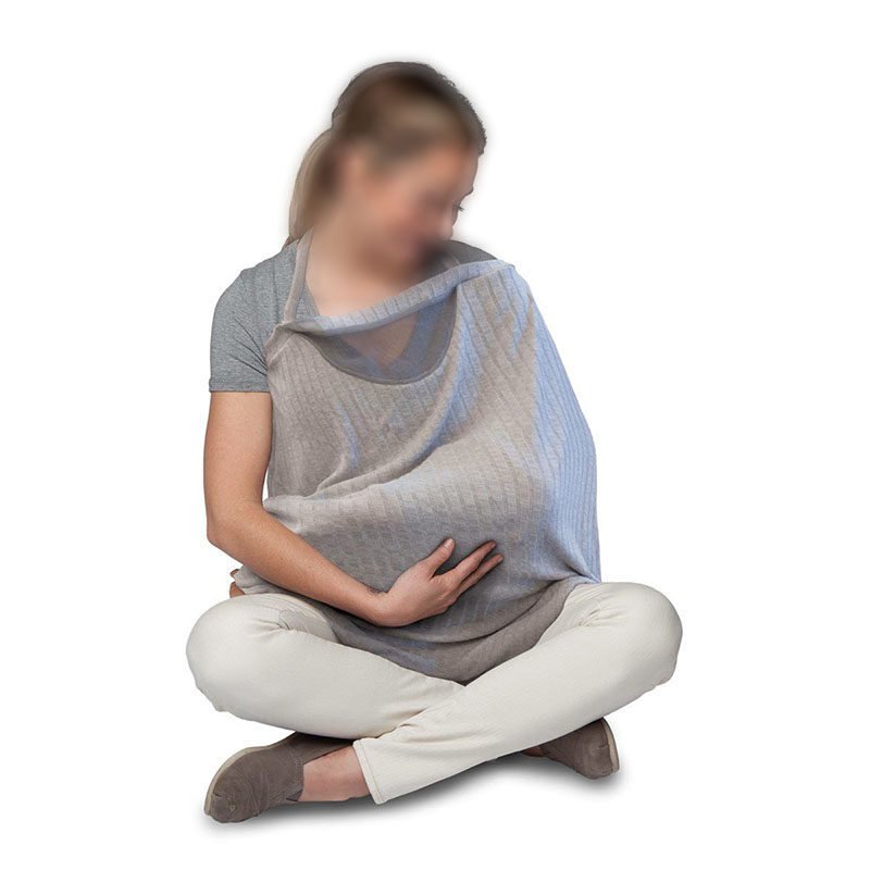 وشاح رضاعة من Boppy للأم SILVER