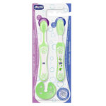 طاقم فرشة أسنان + فرشة العناية باللثة +6M