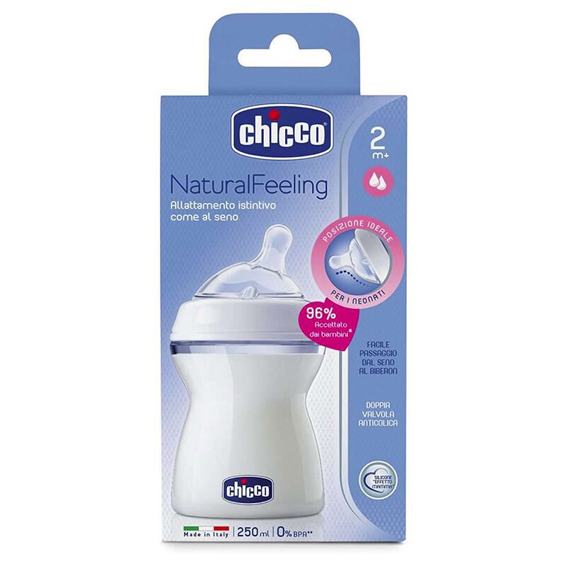 مرضعة الشعور الطبيعي بلاستيك -250- سيليكون +2M