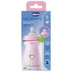 مرضعة الشعور الطبيعي بلاستيك -330- سيليكون (بنات) +6M