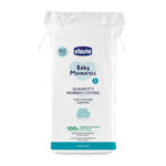 مربعات قطن ناعمة تشيكو 60 قطعة لتنظيف بشرة الأطفال +0M