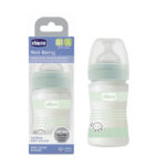 مرضعة زجاج -150- سيليكون (أخضر محايد) 0M+ Slow