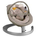 قعاد NUNA | LEAF GROW المتأرجح (مع قوس الألعاب) BISCOTTI