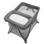 سرير NUNA | SENA مع قاعدة الغيار GRAPHITE