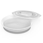 صحن أكل Plate (تُوِيسْت شِيكْ) WHITE +6M