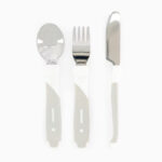 طاقم مائدة أكل ستانلس ستيل (تُوِيسْت شِيكْ) -3ق- WHITE +12M