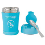 حافظة أكل حرارية بالملعقة (تُوِيسْت شِيكْ) 350 مل BLUE