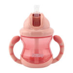 كوب NUBY -540ML- STRAW (وردي)