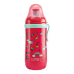 كوب NUBY -360ML- POP-UP (وردي) +18M