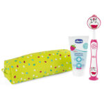 طاقم معجون أسنان تشيكو ALWAYS SMILING أحمر +3Y