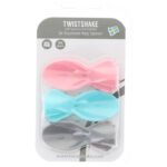 ملاعق الضغط الذكية لأكياس (تُوِيسْت شِيكْ) -3ق- Blue, Grey, Pink