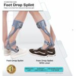 جبيرة القدم الساقطة مع بطانة للقدم اليمنى L [TYNOR]