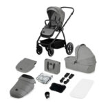 طاقم عربة ونوامة MERIL 2IN1 من ليونيلو GREY STONE #حديث