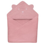 منشف حمام MUSLIN HOODED TOWEL من ليونيلو PINK BABY #حديث